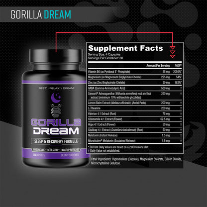 Gorilla Dream For Sleep & Recovery