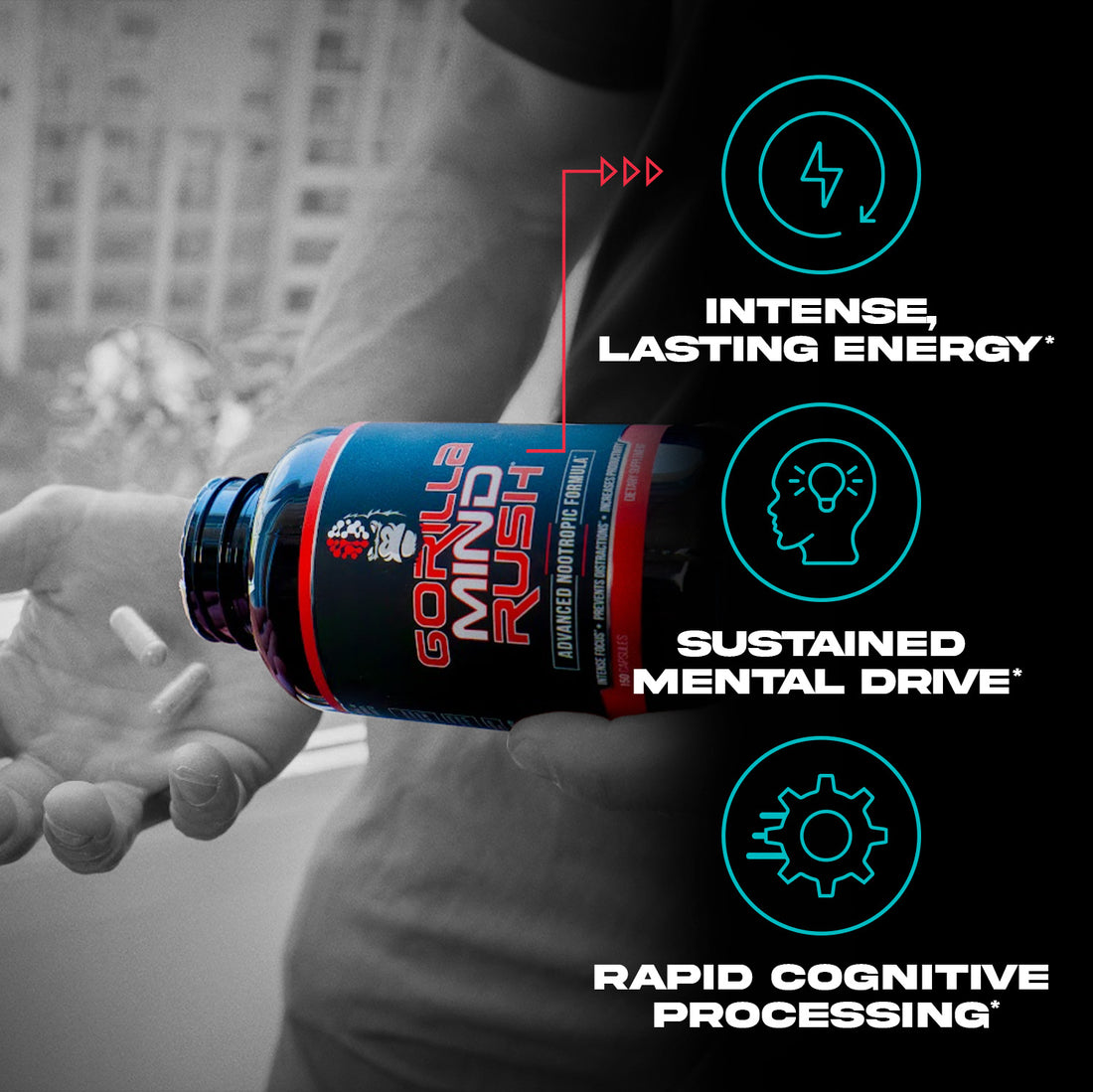Gorilla Mind Rush A Potent Nootropic